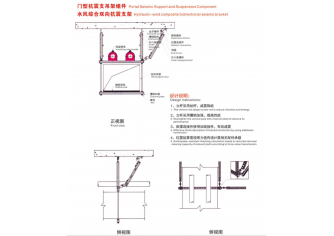 水風綜合雙向抗震支架