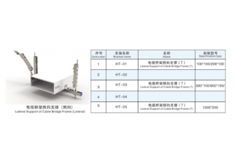 電纜橋架側向支撐（側向）